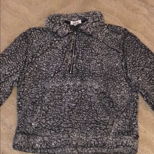 Women’s Half-Zip Sherpa Sweatshirt (Garage)